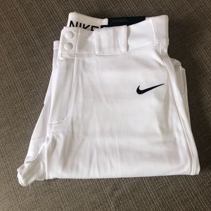 Nike Vapor Pro White Baseball Pants